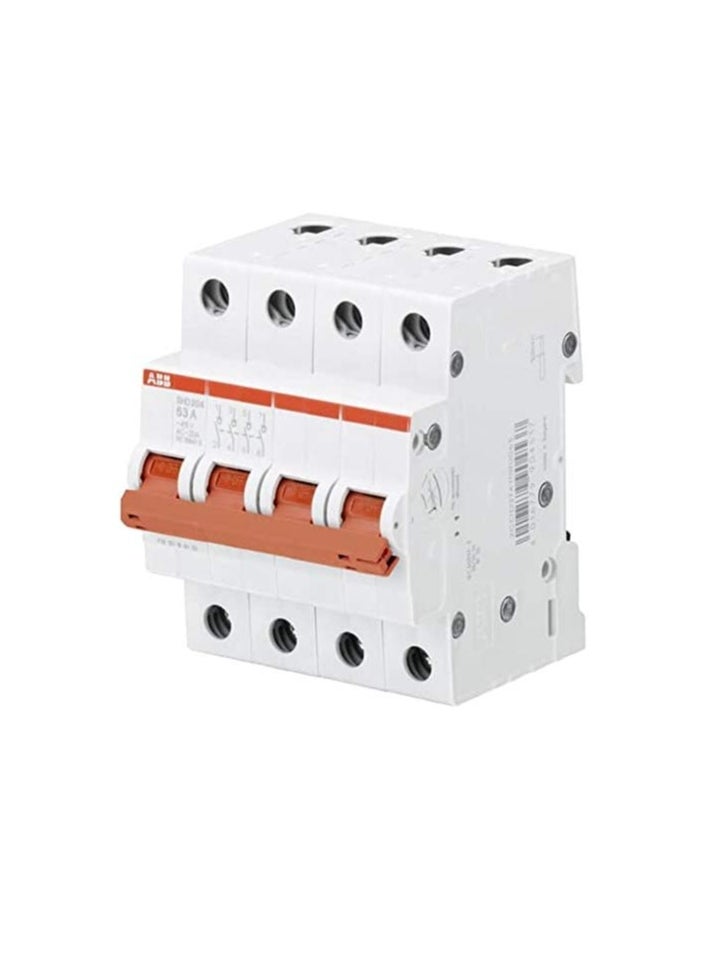أبب المعزل أربعة أقطاب ABB 40A 4P SHD204 / 40A 2CDD274111R0040  - Image 1