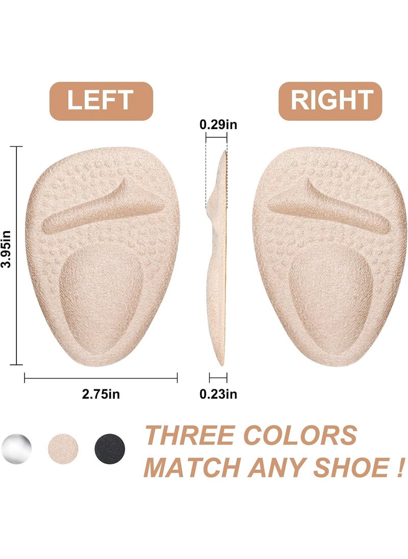 Meetion Ball of Foot Cushions, Metatarsal Pads Women, High Heels Non-Slip Comfort Pads, Shoe Support for Metatarsalgia Mortons Neuroma Pain Relief  - Image 2