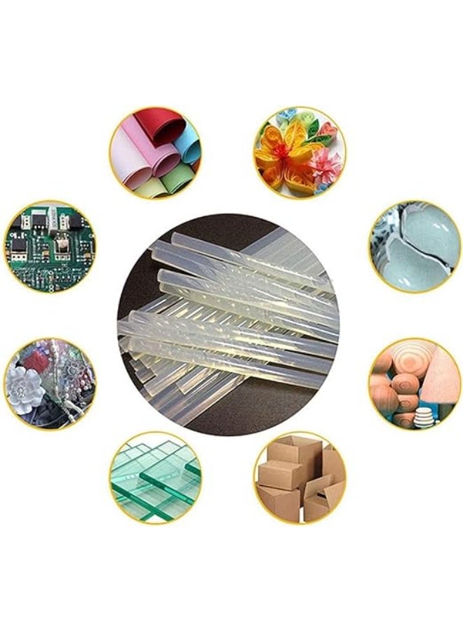 ماي سوق - طقم أعواد غراء حراري شفاف (7 مم) للأعمال اليدوية والمكتبية - طقم من (8)قطعة - Image 2