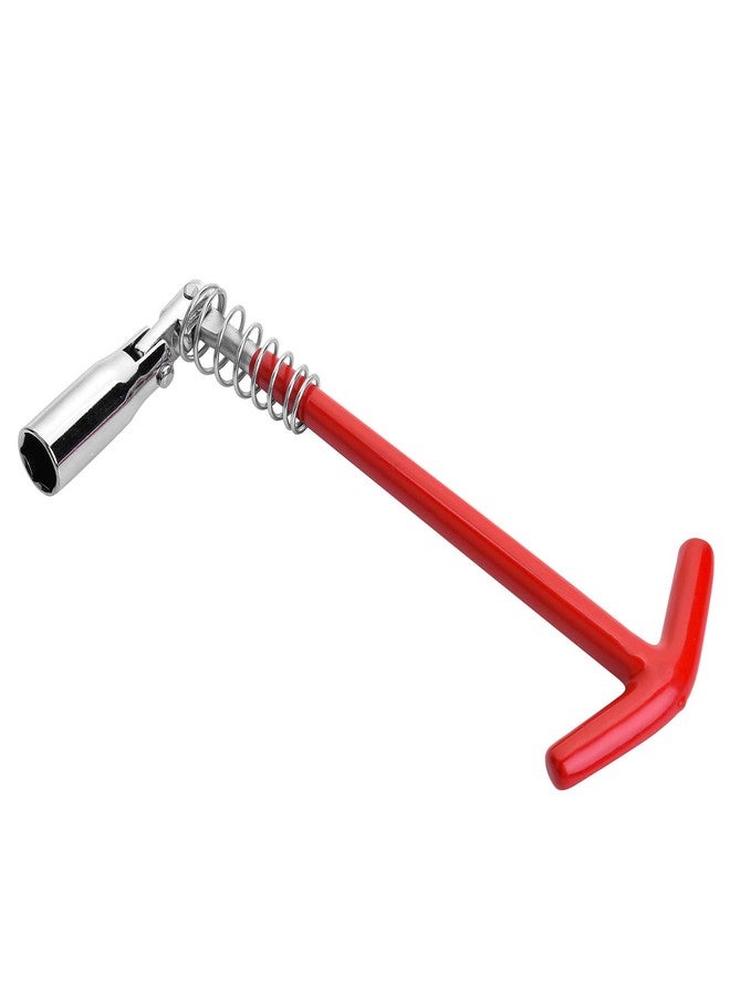 Jetech 5/8 Inch (16mm) Spark Plug Socket Wrench - T-Handle Design with 360-Degree Rotating T Bar, Heat-Treated Cr-V Alloy Steel - Remover & Installer Tool - Image 5