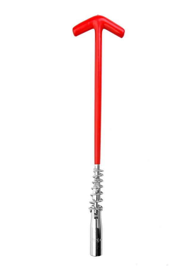 Jetech 5/8 Inch (16mm) Spark Plug Socket Wrench - T-Handle Design with 360-Degree Rotating T Bar, Heat-Treated Cr-V Alloy Steel - Remover & Installer Tool - Image 1