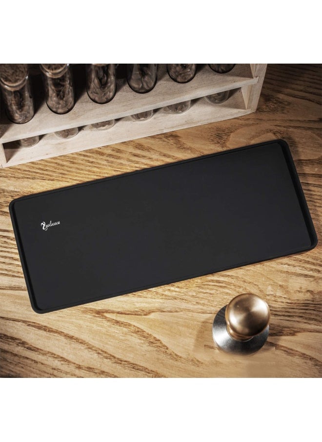 Yolococa Food Grade Silicone Rubber Coffee Espresso Tamping Mat 5X12 Black  - Image 3