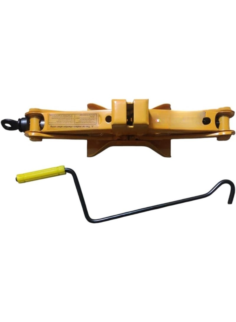 رافعة مقصية أرضية مع مقبض – قدرة رفع حتى 1.5 طن – عملية وثابتة لصيانة السيارات بسهولة وأمان - Image 1