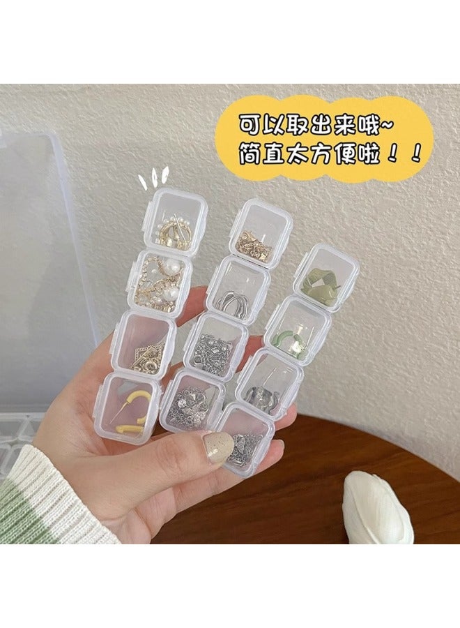 Anti-oxidation Storage Box Earrings Hand elry Manicure Necklace elry Storage Transparent Portable Box
