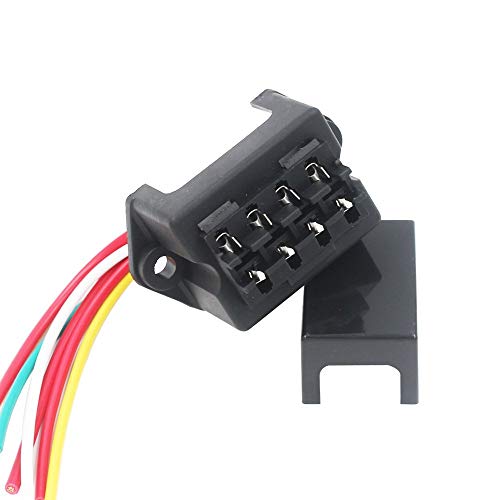 Gebildet 2-Input 4-Output Car Standard Blade Fuse Holder (Apply to 1~40 AMP), ATC ATO 4 Way Fuse Box with Wire for Car/Boat/Marine/Trike, with 10 Blade Fuse (3A/5A/7.5A/10A/15A/20A/25A/30A/35A/40A) - Image 3