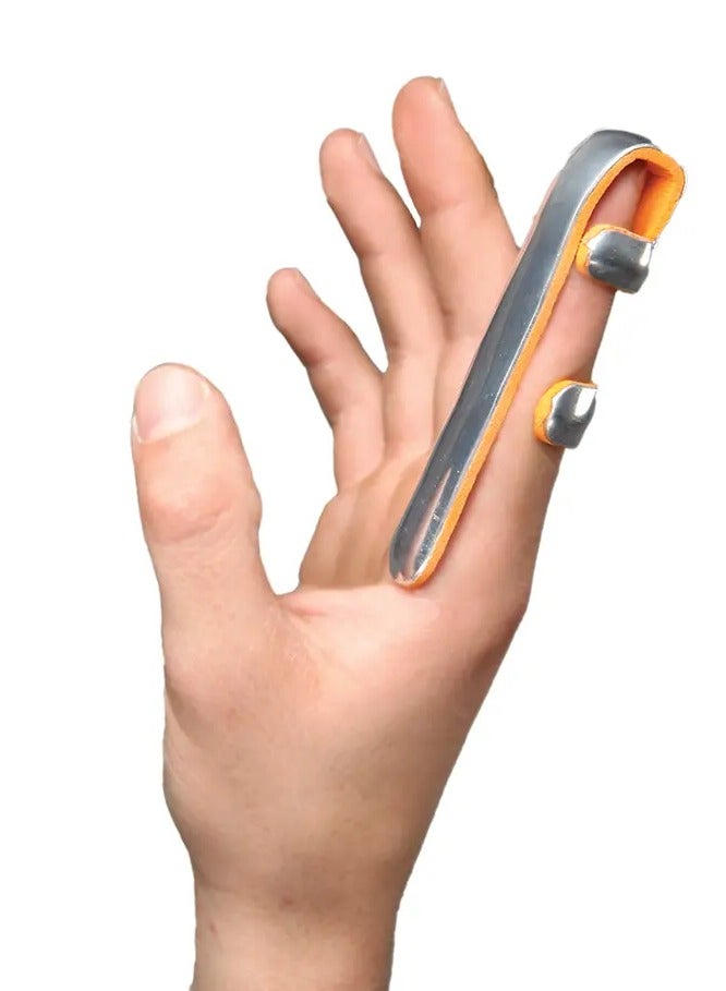 AID PLUS The Baseball Splint (Large) - Adjustable And Comfortable Splint For Finger Injuries, 60626