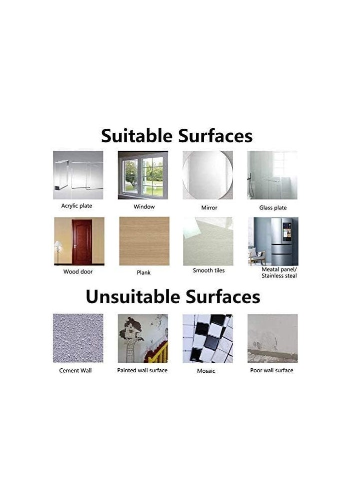 10 Pairs Double Sided Adhesive Wall Hooks - Heavy Duty 10KG for Bathroom and Kitchen (Transparent ) - Image 3