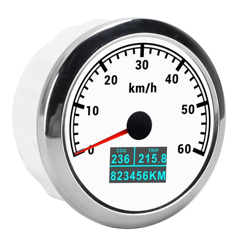 GPS Speedometer Premium ABS Stainless Steel IP67 Waterproof Multi-Function - Stepper Motor High Accuracy GPS Speed Gauge for Cars Trucks Boats - Image 4