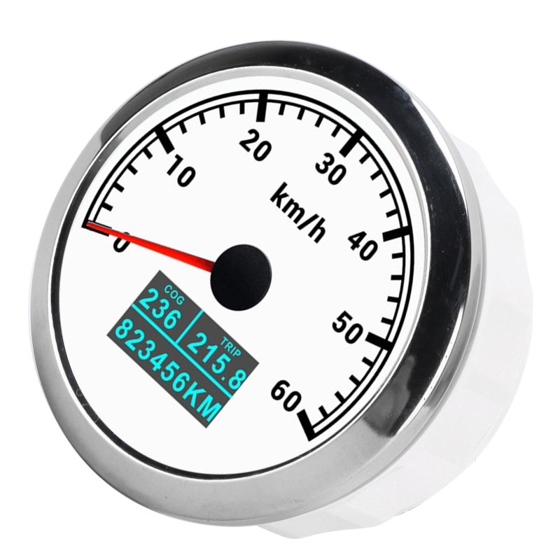 GPS Speedometer Premium ABS Stainless Steel IP67 Waterproof Multi-Function - Stepper Motor High Accuracy GPS Speed Gauge for Cars Trucks Boats - Image 5