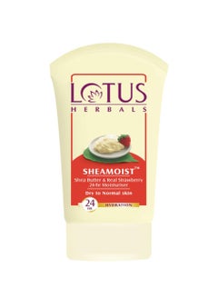 LOTUS HERBALS Lotus Herbals Sheamoist Real Strawberry 24 Hour Moisturiser Shea Butter (120g) 