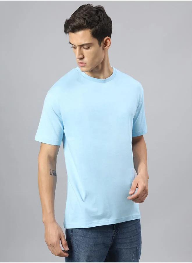 هوبرهولمي Blue T-Shirt For Men