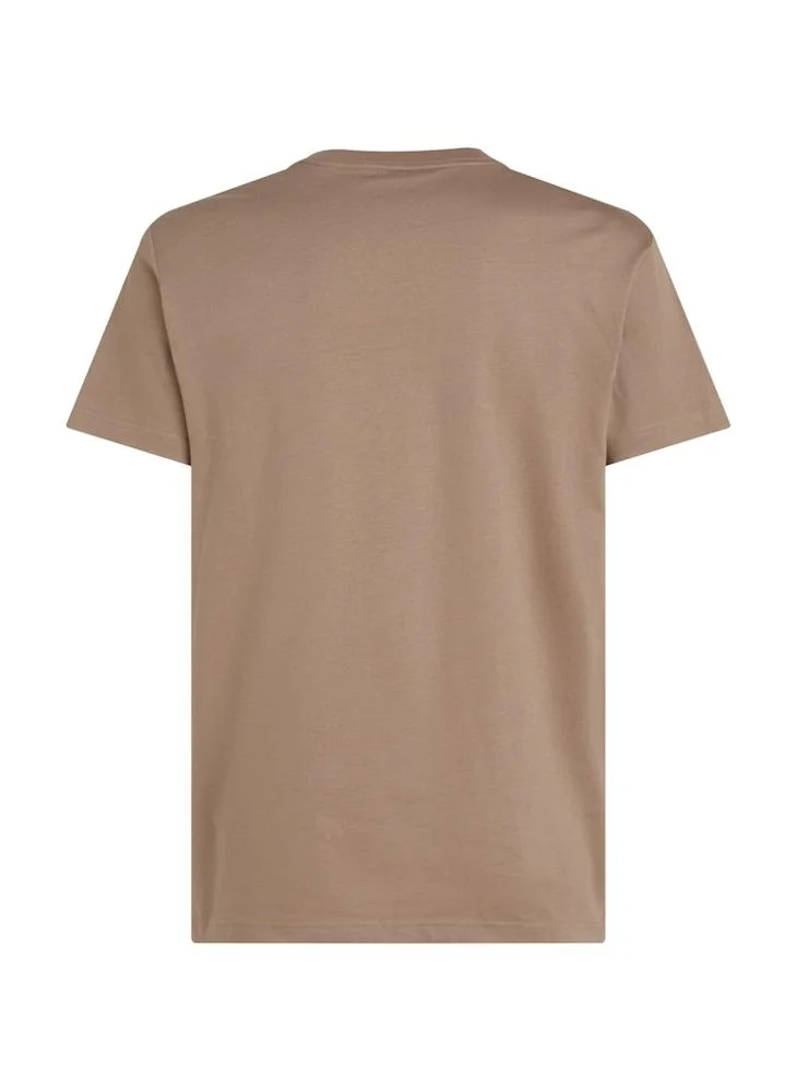 Calvin Klein Jeans Monogram Print Crew Neck T-Shirt
