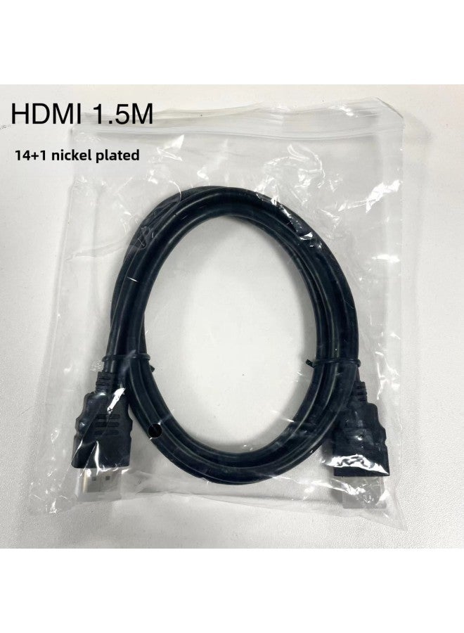Supply Hdmi Hd Line Set Top Box TV Data Cable Version 1.4 Public To Public-Color:Black 1.5m - Image 1