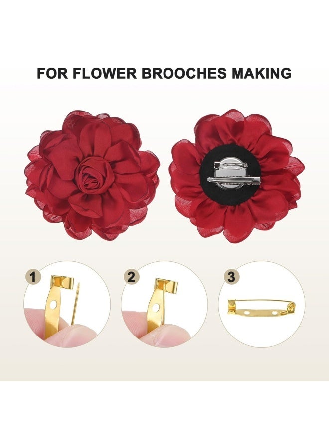 100 pcs Locking Pins Backs Safety Clasp Brooch, Badge Jewelry Pins for DIY Craft Costume Jewelry Making Sewing Felt Fabric - Image 4