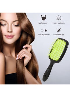 PRIME Hair Brush Professional Detangler Superbrush Scalp Massage Comb Paddle Brush Ribs Comb Vented Detangling Hair Brush for Long, Thick, Thin, Curly Tangled, Wet Dry Hair Detangler for Men and Women  - Image 3