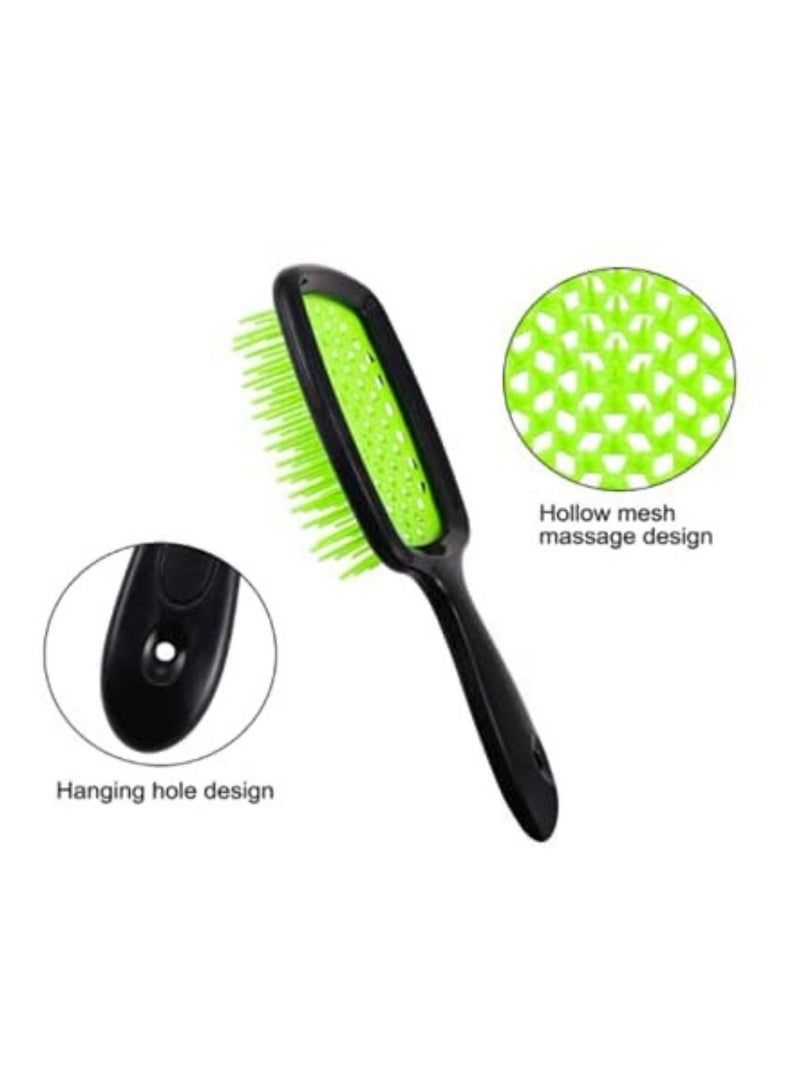 Hair Brush Professional Detangler Superbrush Scalp Massage Comb Paddle Brush Ribs Comb Vented Detangling Hair Brush for Long, Thick, Thin, Curly Tangled, Wet Dry Hair Detangler for Men and Women