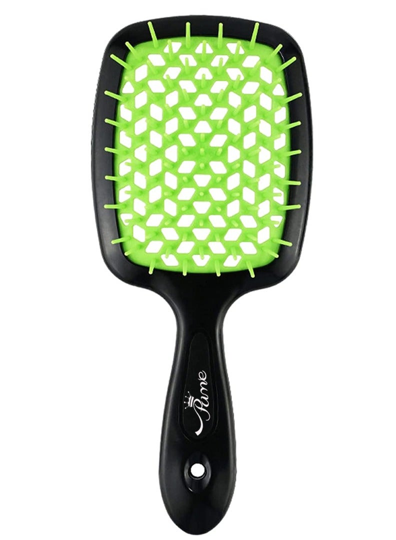 فرشاة شعر احترافية لفك تشابك الشعر ، مشط تدليك فروة الرأس ، فرشاة مجداف ، مشط ذو فتحات تهوية لفك تشابك الشعر ، لفك تشابك الشعر الطويل والسميك والرقيق والمتشابك والمتعرج والمبلل والجاف للرجال والنساء - Image 2