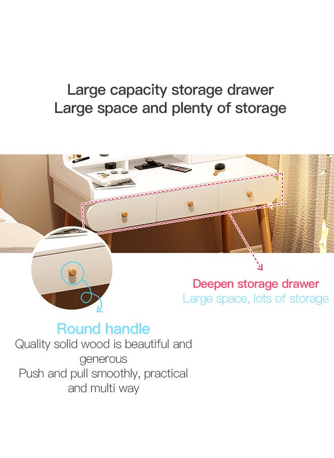 Modern Simple Dresser Vanity Table With Drawer 100*40*121cm