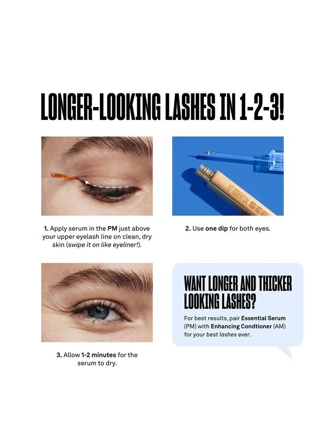 BABE ORIGINAL Babe Lash Essential Lash Serum - Fuller & Longer Looking Eyelashes, Lash Enhancing Serum, for Natural Lashes and Lash Extensions, 2mL, 3-month Supply - Image 3