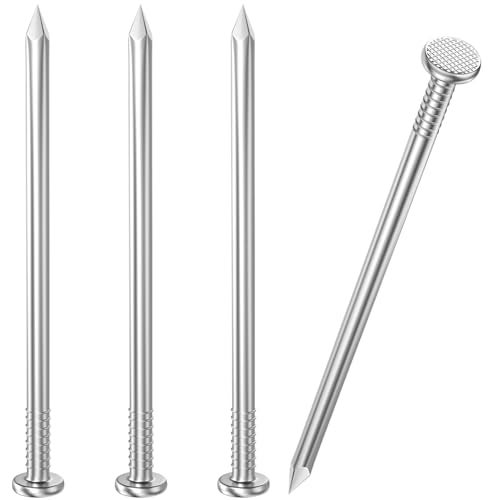 VGBUY 150PCS Stainless Steel Hardware Nails, 2 Inch Flat Head for Hanging Pictures, Small Wall and Wood Finishing Nails - Image 1