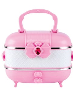 Joshberg Kids Makeup Kit with Storage Case,Kids Makeup Set,Washable and Nontoxic Cosmetic Toys for Little Girls,19.7*13.8*15.5cm,Pink/White  - Image 4