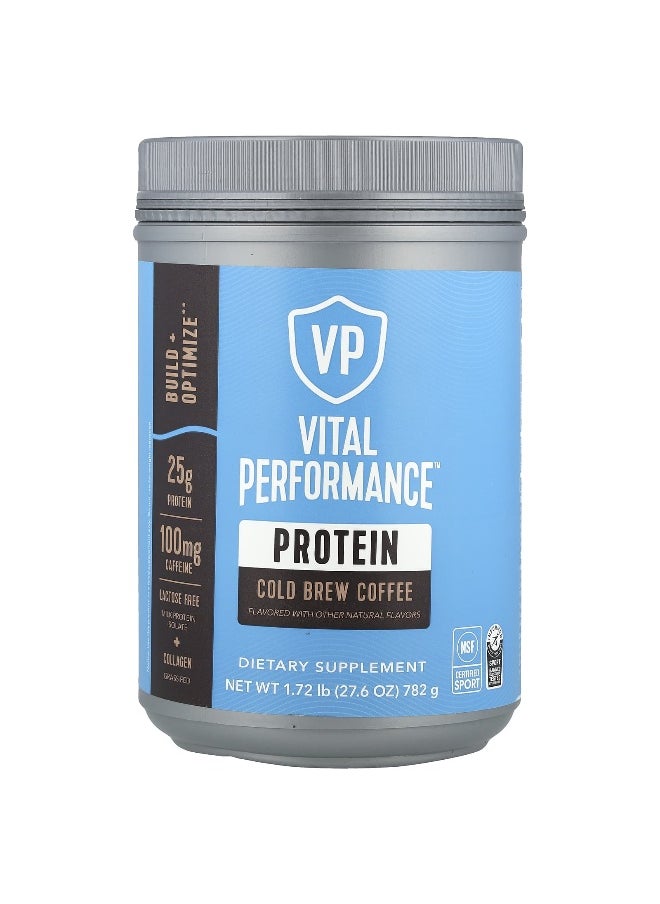 Vital Proteins Vital Proteins, Vital Performance™ Protein, Cold Brew Coffee, 1.72 lb (782 g)  - Image 1