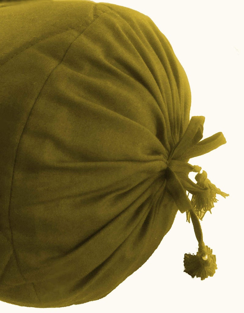 Saffron Sofa Cotton Solid Removable Quilted Bolster Cover, 20 x 60 cm, Set of 2 (Olive Green) - Image 3