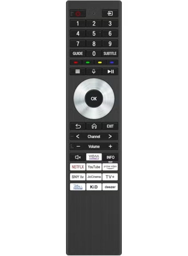 ELTRAZONE ERF3O98 Replacement Voice Remote Control for Hisense Smart TVs – Compatible with Models 43C450ME, 50C450ME, 55C450ME, 43C350ME, 50C350NE, 55C350NE, 65C350NE, 85C350NE – Voice Control, Plug & Play, Smart Navigation Support - Image 3