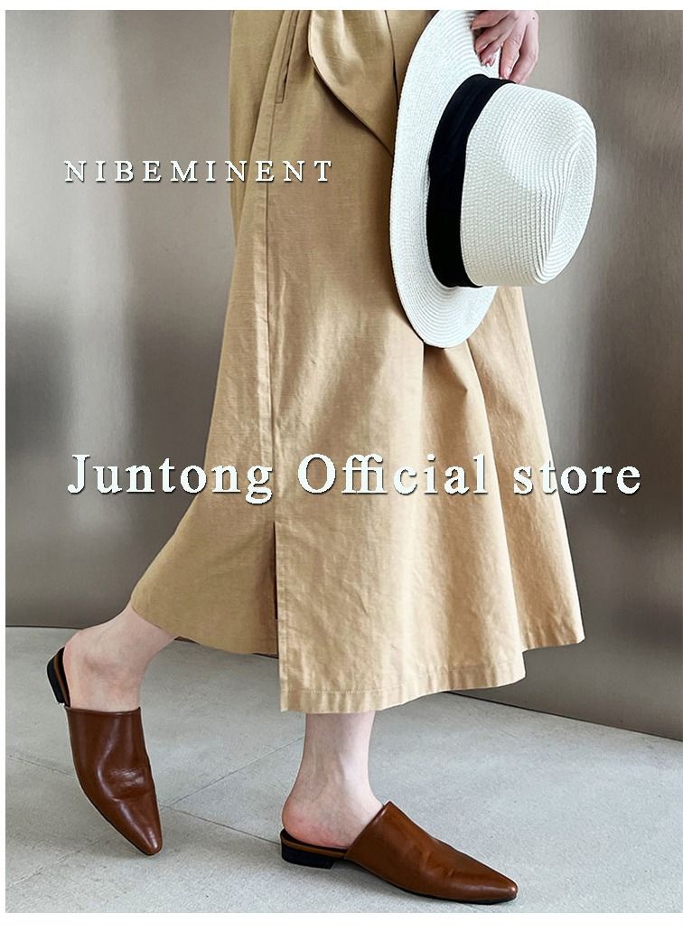 NIBEMINENT Women's Dress Lightweight and Elegant Medium Sleeve Square Neck Dress Vintage Fluffy Sleeve Waist Wrapped Dress Heel Covering Long Dress  - Image 3