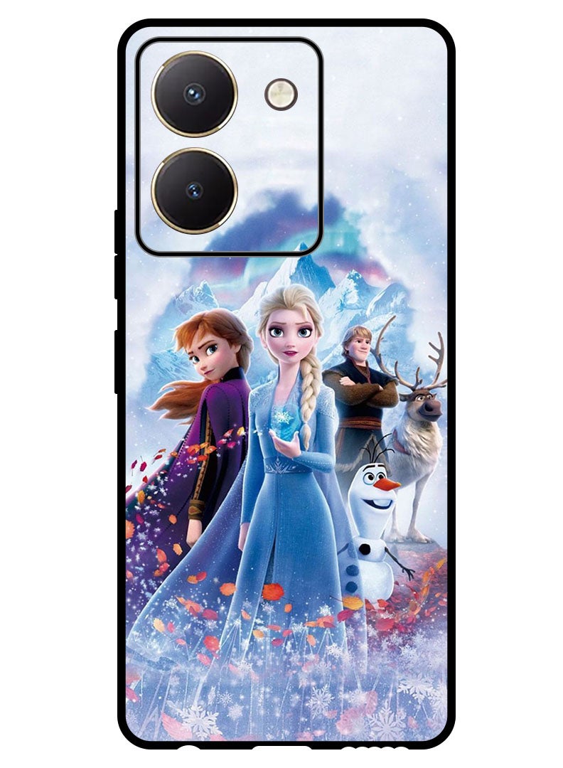 Theodor Protective Case Anti Scratch Shock Proof Bumper Cover For Vivo Y77t Elsa the Snow Queen - Image 1