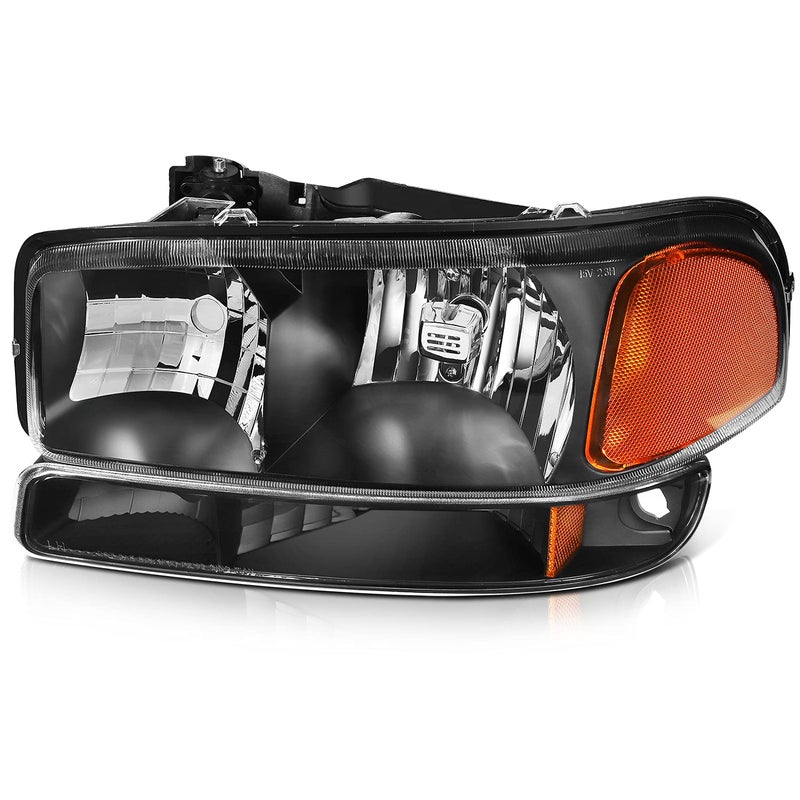 ECCPP Headlight Assembly For GMC Sierra 3500 2001-2006 For GMC Yukon 2000-2006 For Yukon XL 1500/2500 2000-2006 Driver and Passenger Side Headlamps - Image 3