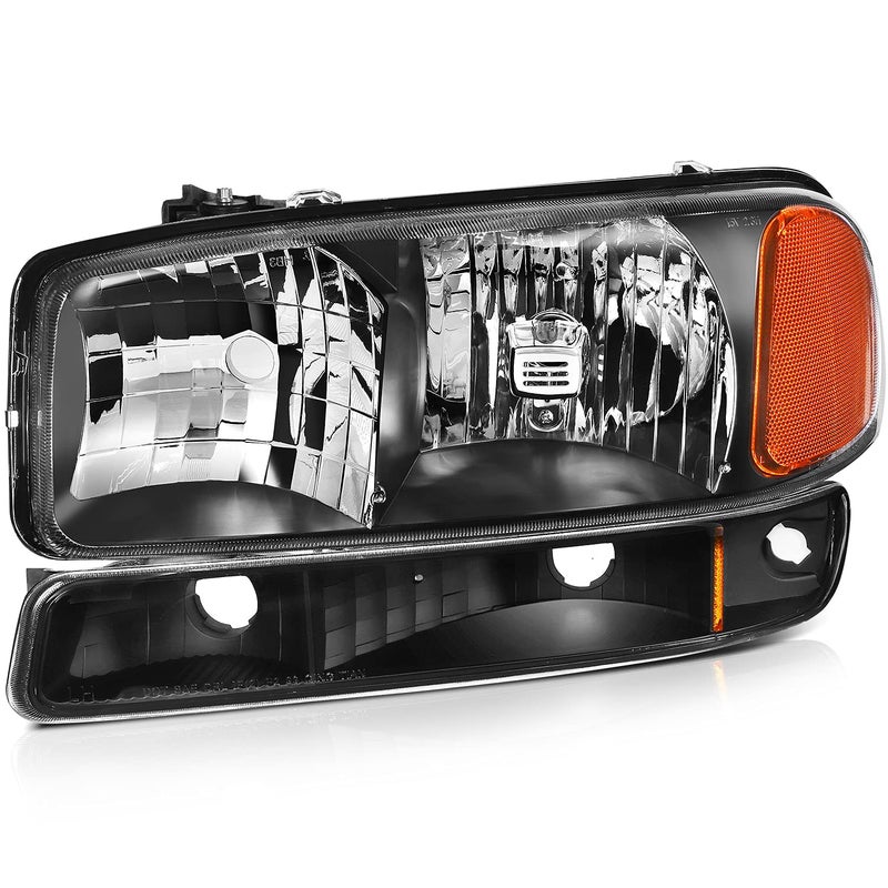 ECCPP Headlight Assembly For GMC Sierra 3500 2001-2006 For GMC Yukon 2000-2006 For Yukon XL 1500/2500 2000-2006 Driver and Passenger Side Headlamps - Image 4