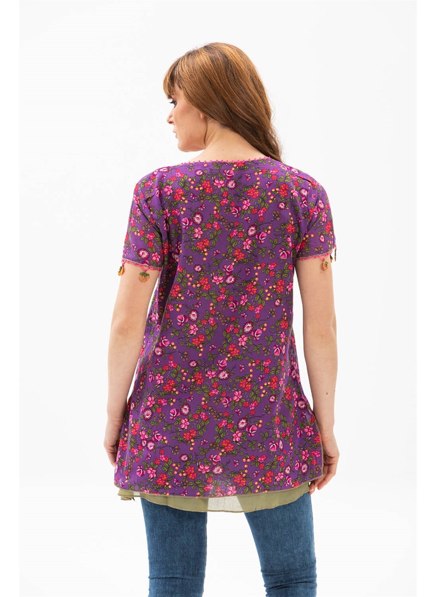 Short Sleeve Ceyda Voile Blouse Purple 6163 - pzsku/Z495819D2C49E001D7CC8Z/45/_/1725535464/f6b4e2c2-7419-4b27-8ead-d7e0e47eed10