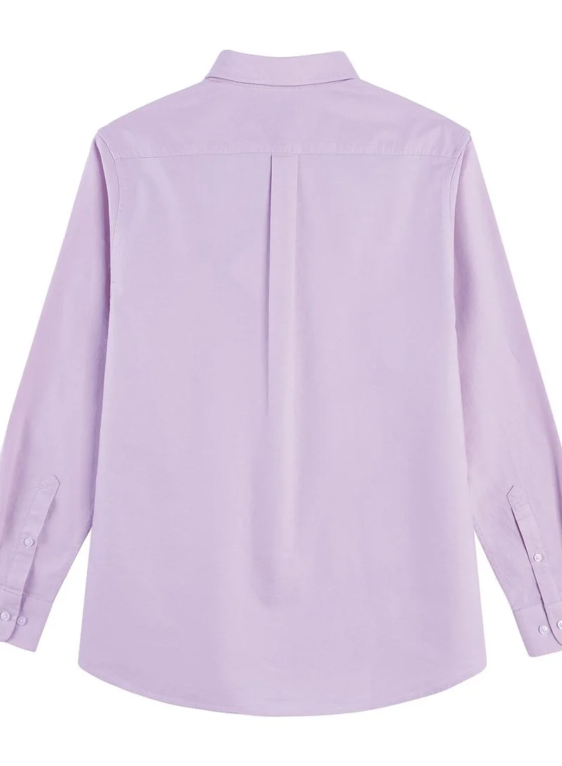 GIORDANO Men's Oxford Long Sleeve Shirt