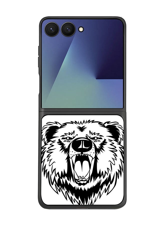 Stylizedd For Samsung Galaxy Z Flip7 Case,Slim fit Camera Protection, Shockproof Thin Phone cover  - Grizzly Bear