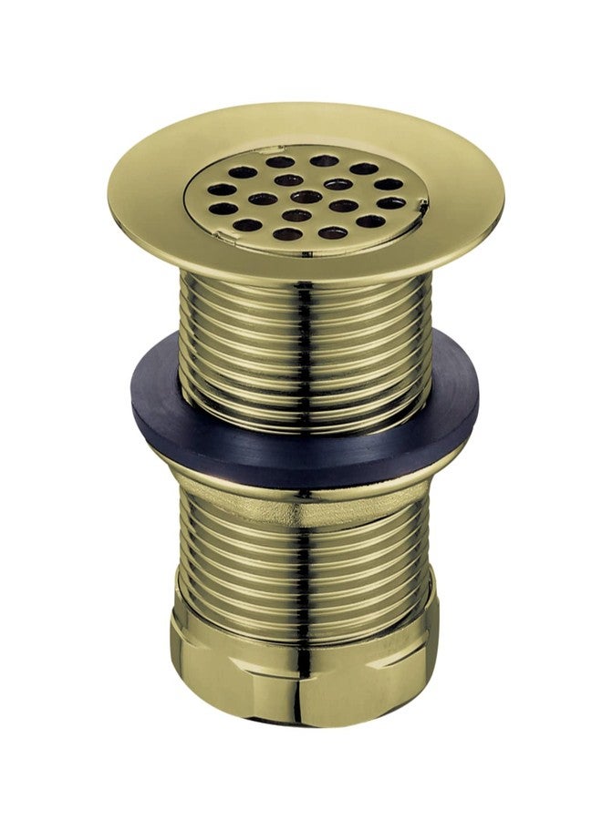 Kingston Brass KBU1003 Seattle 2-Inch Brass Grid Bar/Utility Sink Drain, Antique Brass - Image 1