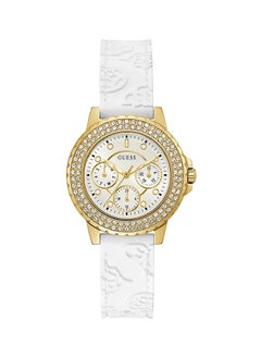 GUESS Guess Women's White  Silicone Strap Watch - GW0411L1  - Image 1