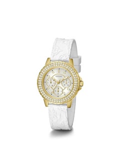 GUESS Guess Women's White  Silicone Strap Watch - GW0411L1  - Image 3