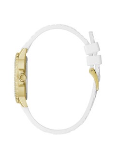 GUESS Guess Women's White  Silicone Strap Watch - GW0411L1  - Image 4