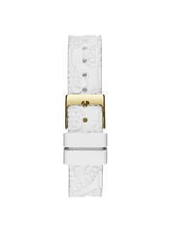 GUESS Guess Women's White  Silicone Strap Watch - GW0411L1  - Image 5