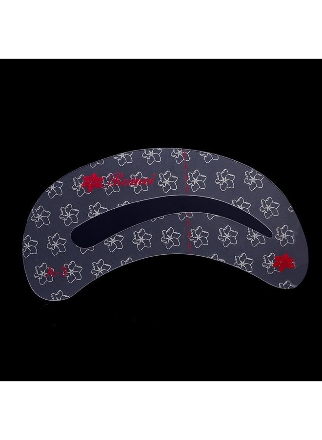 ZERONE Eyebrow Stencils,9pcs Eyebrow Shapeing Eyebrow Drawing Grooming Stencil Reusable Shaper Guide Template Make Up Shaping Tool - Image 2