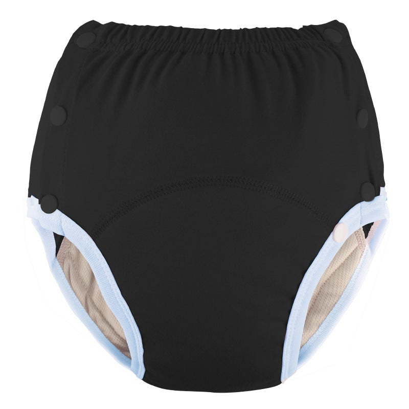 Generic Cotton Adult Incontinence Underwear Washable Black 
