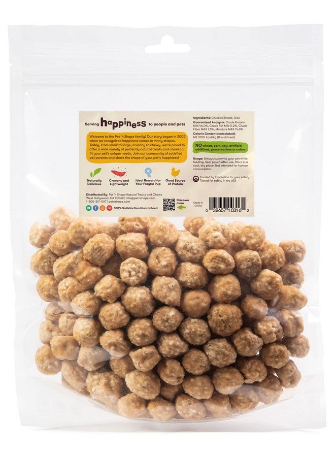 Pet 'n Shape Chik 'N Rice Balls Dog Treats  1 Pound - Image 2