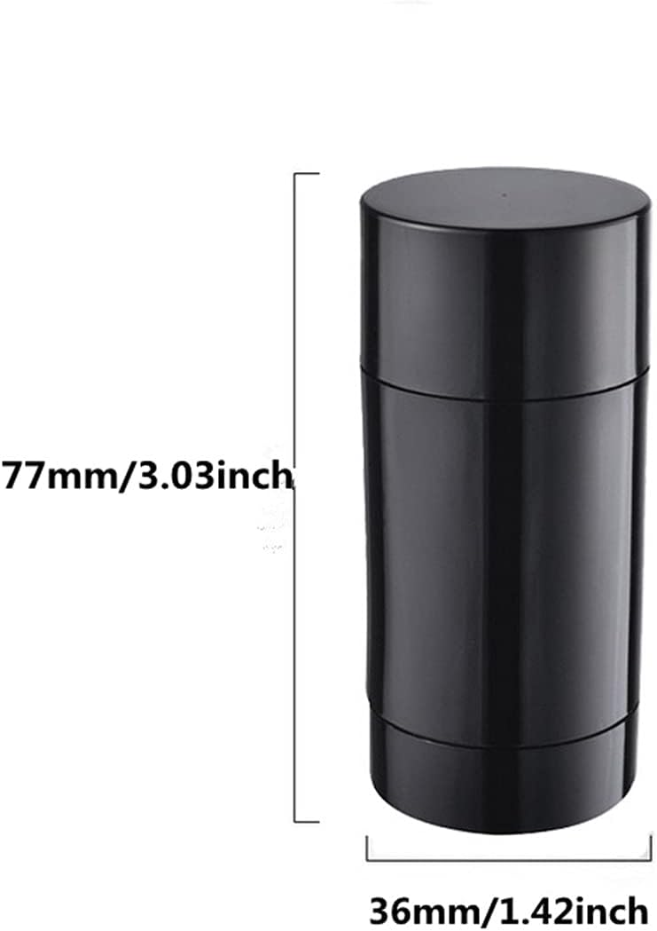 Healthcom 10 Pack 30ml Empty Round Deodorant Containers 1 Oz Twist Up Filling Stick Deodorant Container Plastic Deodorant Bottles Refillable Lip Balm Tube for Lipstick Crayon Chapstick DIY Make Own - Image 2