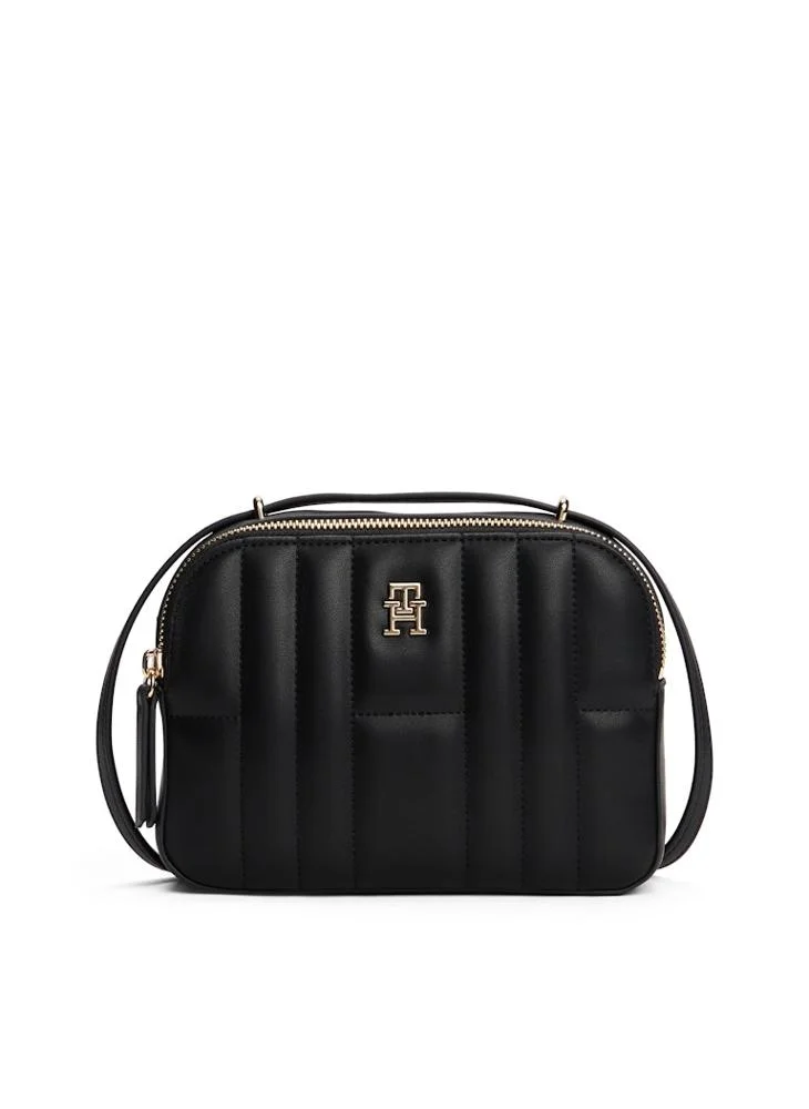 TOMMY HILFIGER Logo Detailed Zip Through Camera Bag