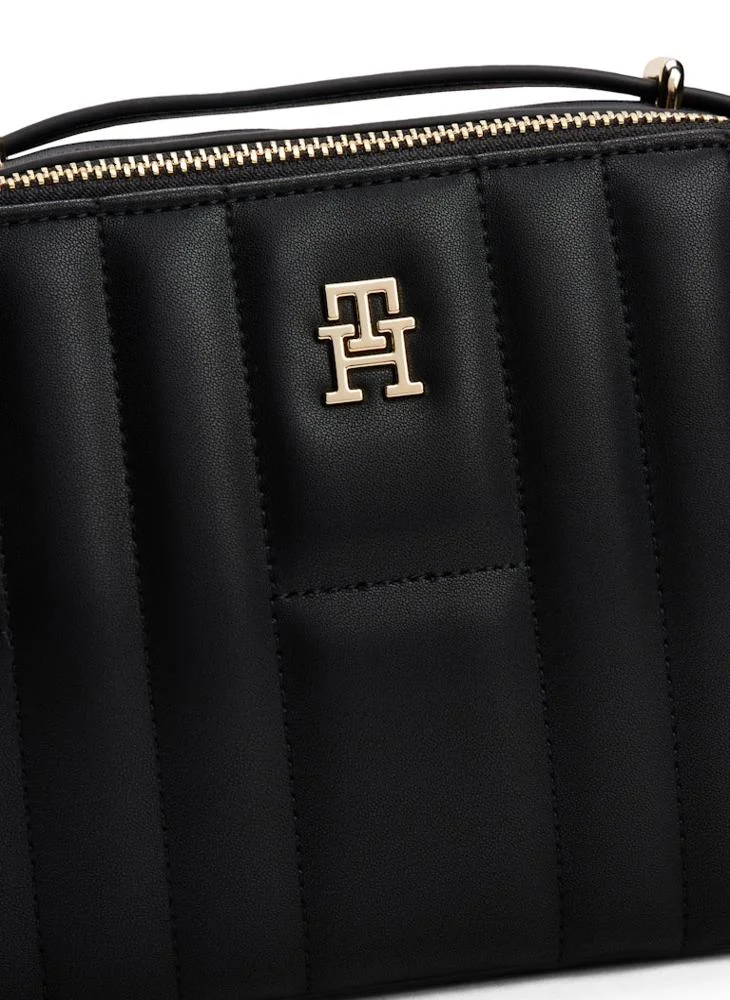 TOMMY HILFIGER Logo Detailed Zip Through Camera Bag
