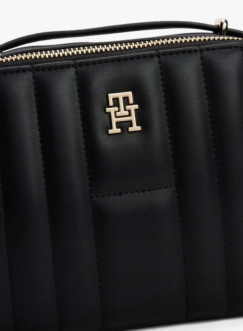 TOMMY HILFIGER Logo Detailed Zip Through Camera Bag