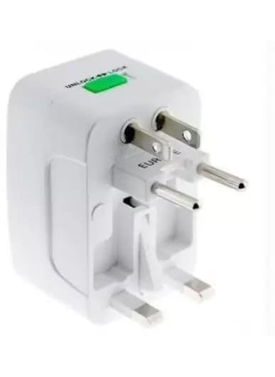 Zillion Global Zillion Global Worldwide Universal AllinOne Worldwide International Travel Adapter with 125V 6A250V Electrical Protected Plug Travel Adapter with Dual USB  - Image 3