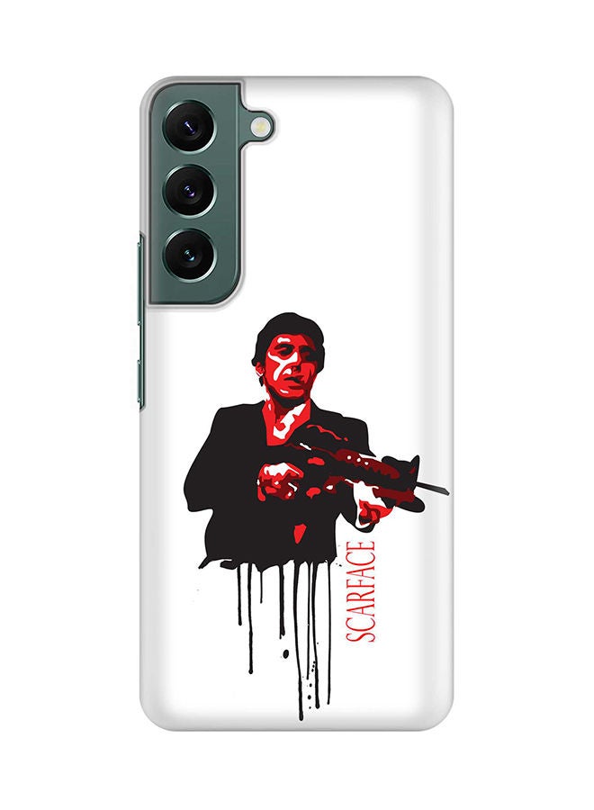 Stylizedd Case for Samsung Galaxy S22 5G Slim Snap Classic Series Shield Matte Finish Print - Scarface - Image 1