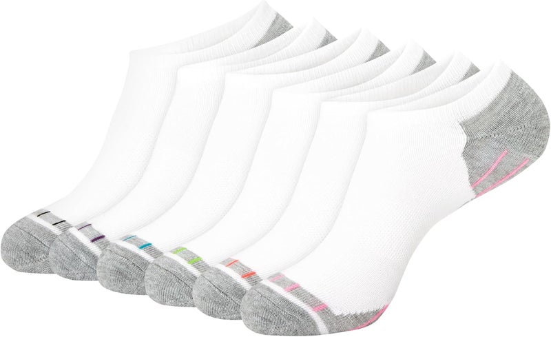 Hanes Women's Sport Cool Comfort No Show Socks (Pack of 6) (pack of 6) - Image 1